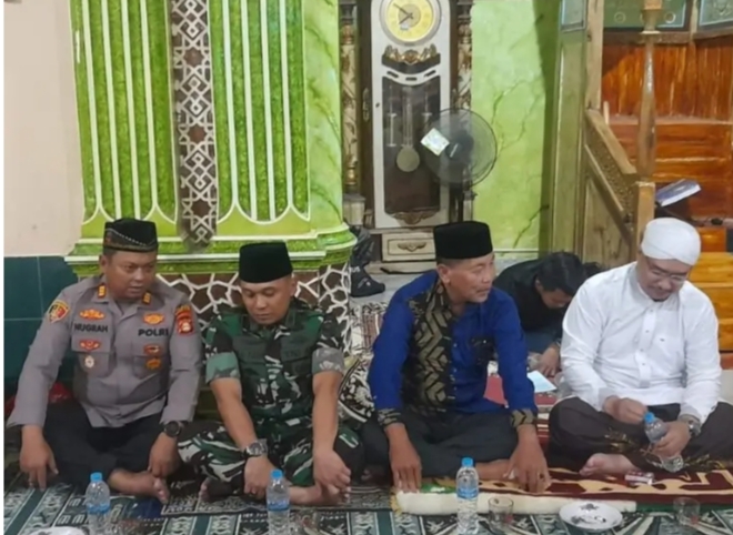 Polsek Pemulutan Hadiri Zikir Akbar Triwulan, Perkuat Sinergi Ulama-Umara Wujudkan Indonesia Emas
