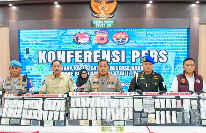 Sikat Habis Jaringan Narkoba, Polresta Cirebon Amankan 26 Tersangka dan Sita Belasan Ribu Obat Keras