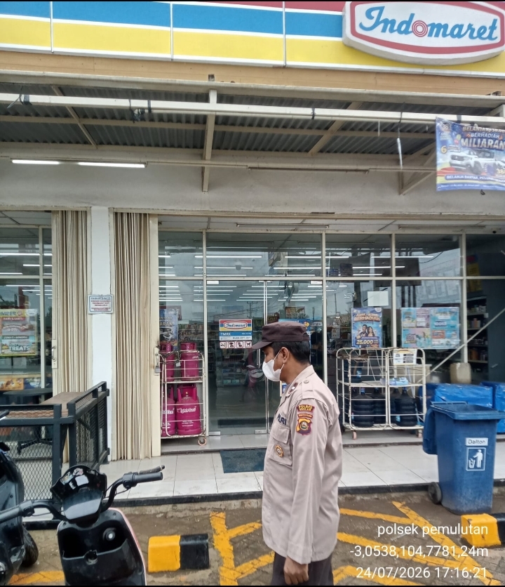 Polsek Pemulutan Tingkatkan Patroli dan Strong Point, Antisipasi Pencurian serta Premanisme di Wilayah Hukum