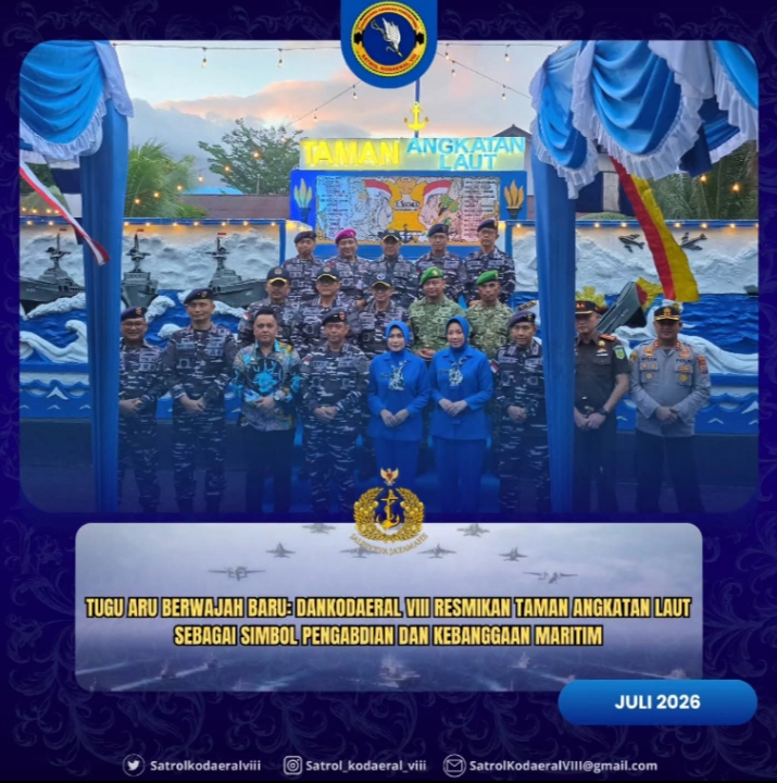 TNI AL Resmikan Taman Angkatan Laut di Bitung, Perkuat Semangat Kebangsaan dan Kecintaan terhadap Maritim