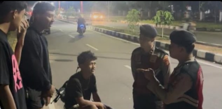 Sat Samapta Polres Banyuasin Intensifkan Patroli Beat dan KRYD, Antisipasi Kejahatan 3C