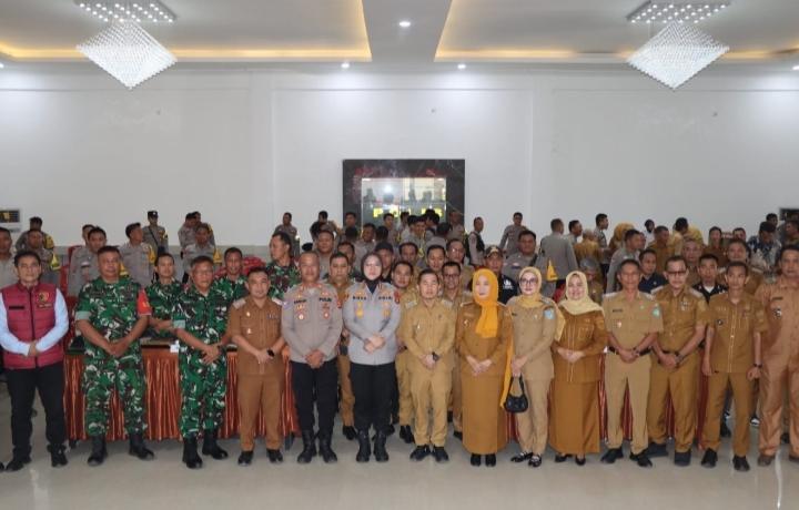 POLRES OGAN ILIR PERKUAT SINERGI TIGA PILAR KAMTIBMAS MELALUI FGD BERSAMA KAPOLRES