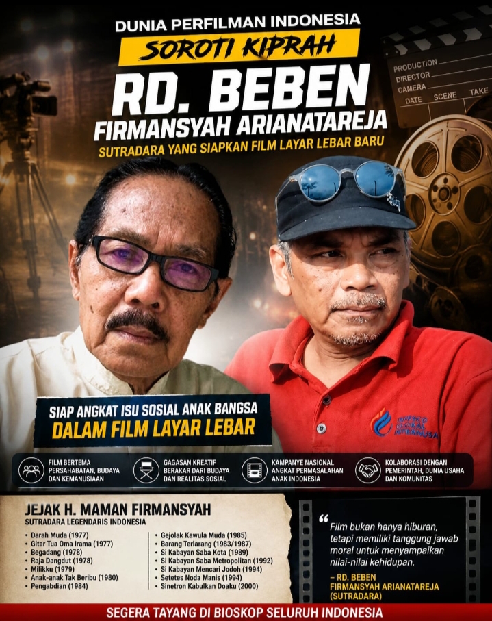 Dunia Perfilman Soroti Kiprah Haji Maman Firmansyah Junior (Raden Beben Firmansyah Arianatareja), Sutradara yang Siapkan Film Layar Lebar Baru