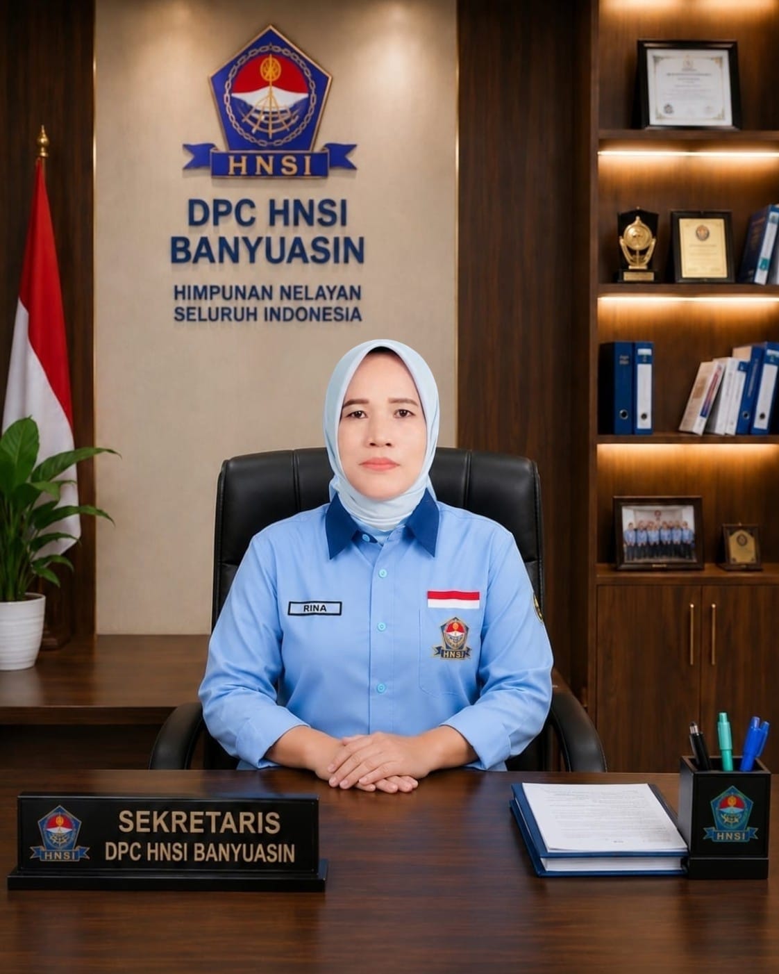 Ketua Pengurus Ranting HNSI Kecamatan Banyuasin II Resmi di Ganti.