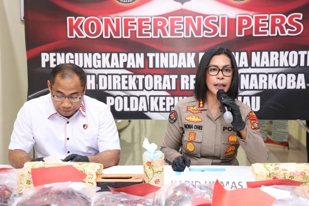 POLDA KEPRI UNGKAP 6 KASUS NARKOTIKA, 11 TERSANGKA BERHASIL DIAMANKAN