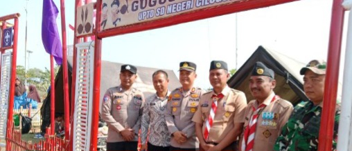 Koramil 1611 Losarang Laksanakan Pembukaan LT-II Gerakan Pramuka Losarang Tahun 2026