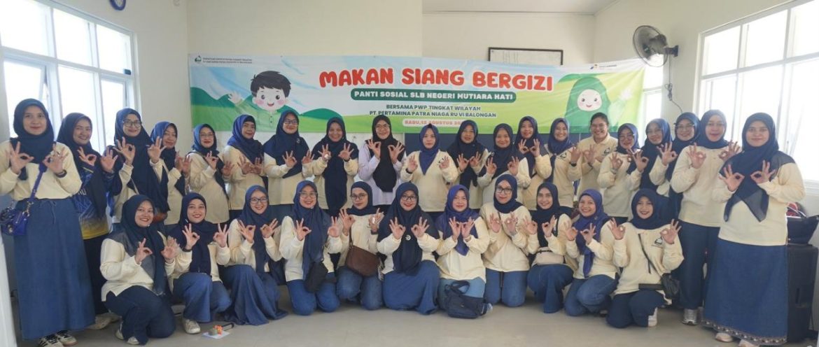 PWP Balongan Hadirkan Senyum, 114 Paket Makan Bergizi untuk Siswa SLB Mutiara Hati