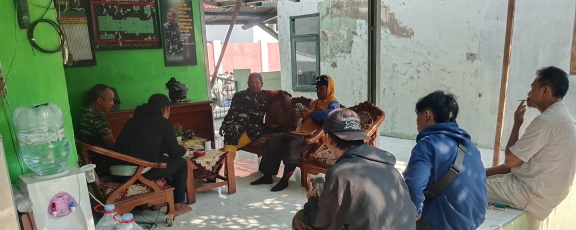 Komsos Koramil 1611/Losarang Perkuat Sinergi TNI dan Masyarakat Desa Jangga