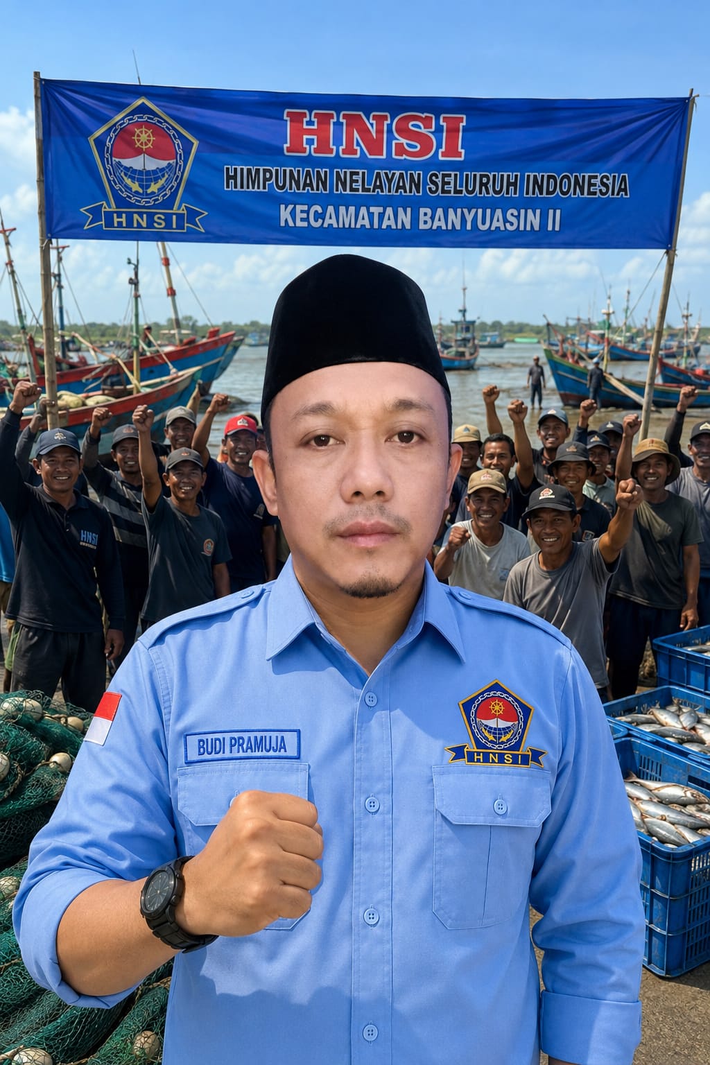 Budi Pramuja Siap Nahkodai Nelayan Banyuasin II, Tampung dan Perjuangkan Aspirasi Nelayan