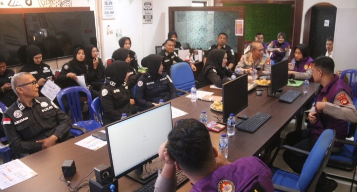 Safari psikologi biro SDM Polda Sumsel dalam rangka Psychology immunity anggota polri  dan pelayanan kesehatan mental PNPP Polri