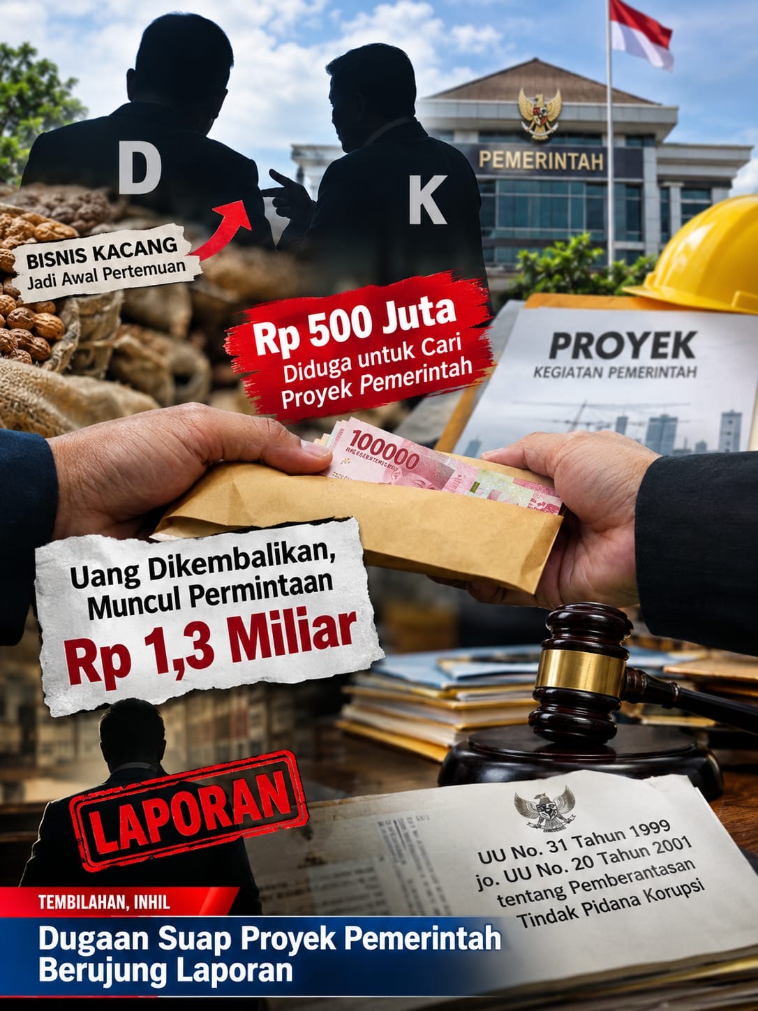 Dugaan Rp500 Juta untuk Proyek Pemerintah, D Buka Suara soal Permintaan Rp1,3 Miliar