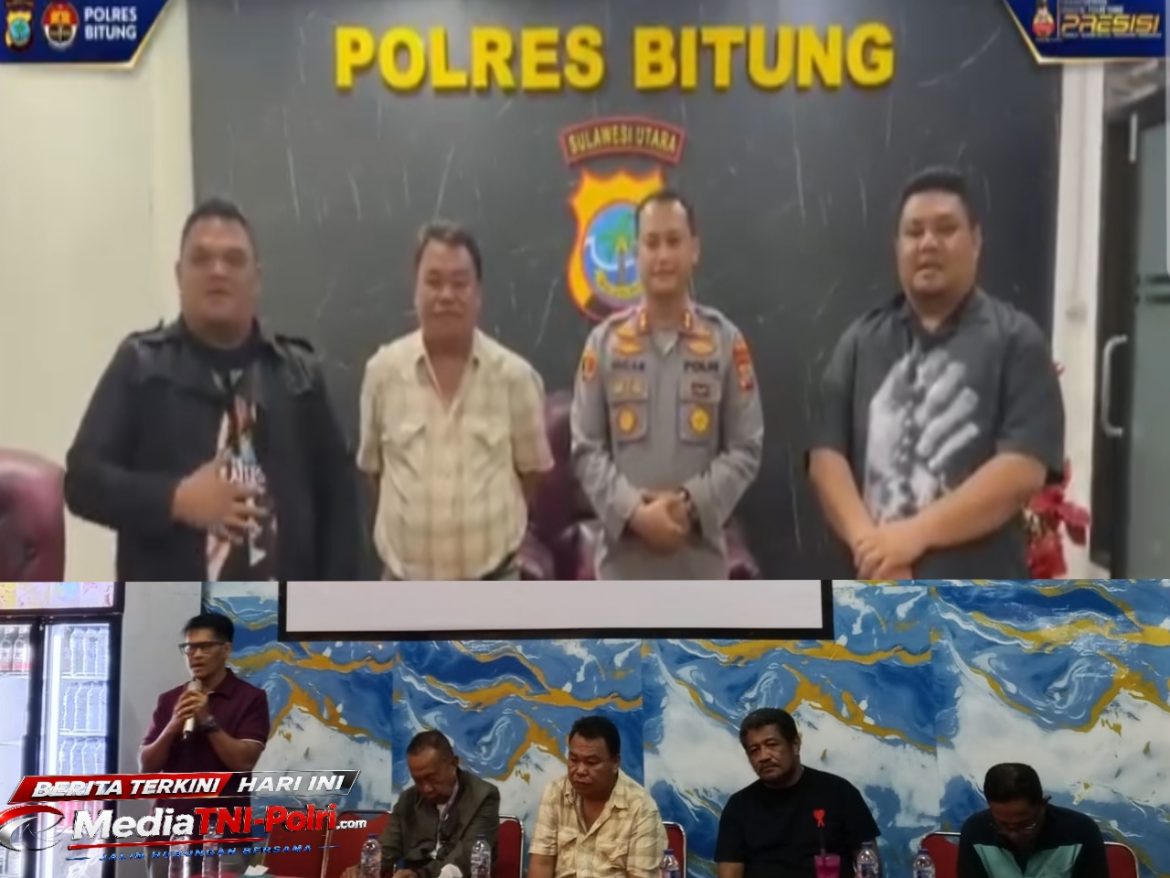 Kapolres Bitung Fasilitasi Mediasi, Persoalan Forsa Warkop Berakhir Damai