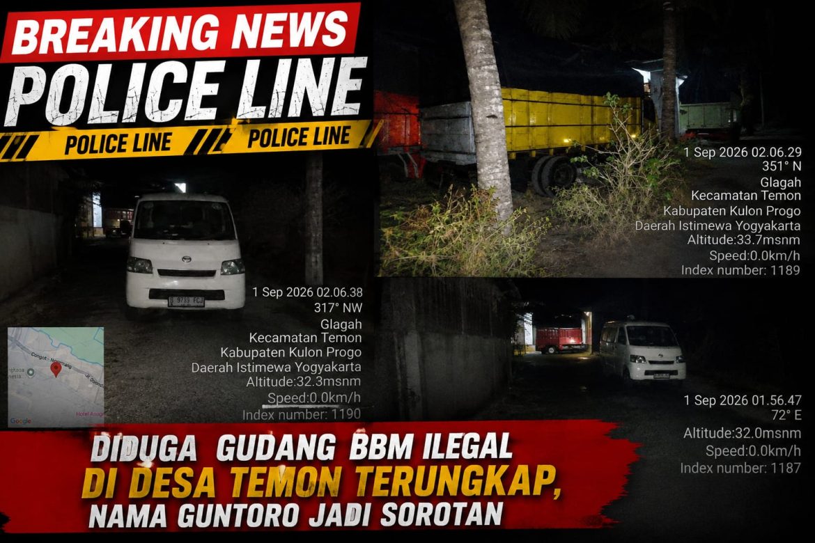 *Dugaan Praktik Penimbunan Solar Bersubsidi di Kretek Kulonprogo Milik Guntoro Disorot, Aparat Didesak Lakukan Pemeriksaan*