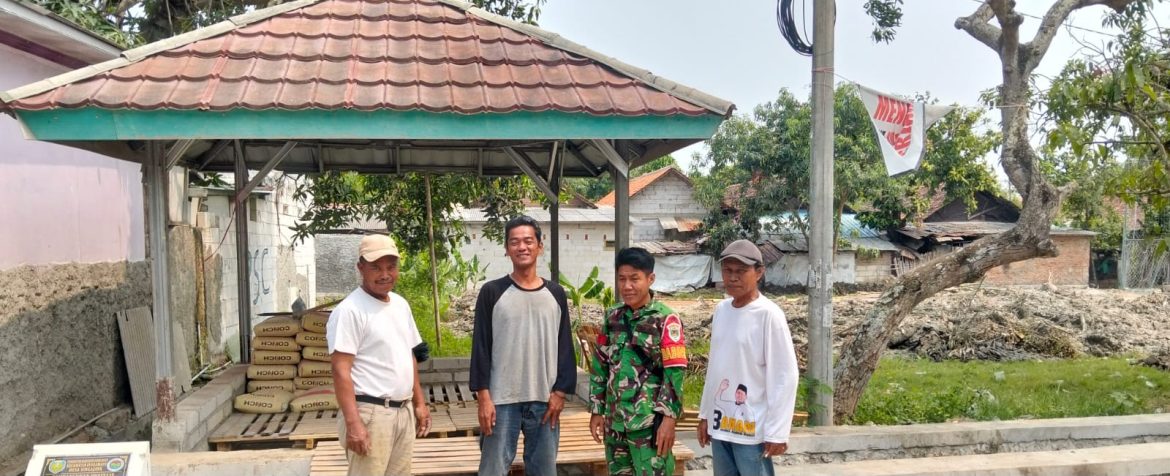 Perkuat Silaturahmi dan Kamtibmas, Koramil 1601/Indramayu Gelar Komsos Bersama Warga Singajaya