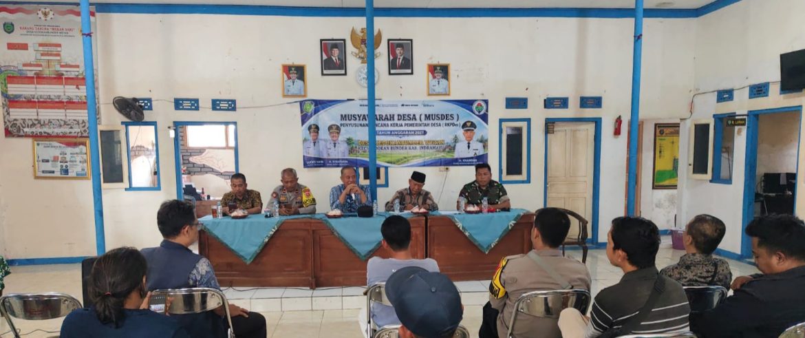 Koramil 1608 Karangampel Hadiri Musdes RKPDes 2027, Aspirasi Warga Jadi Bahan Penentuan Prioritas Pembangunan