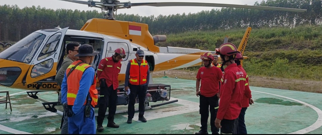 Laporan Warga Berbuah Aksi: Sinergi Cepat Padamkan Api di Kaliberau