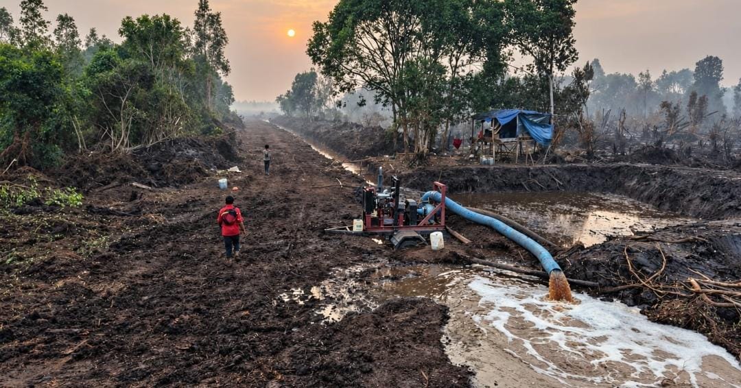 Perkuat Pencegahan Karhutla, PT RHM Terapkan Sistem Injeksi Air di Lahan Gambut