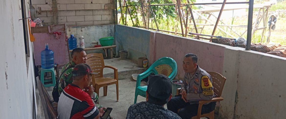 Komsos di Desa Tambak, Koramil 1601/Indramayu Perkuat Sinergi dan Kepedulian Lingkungan