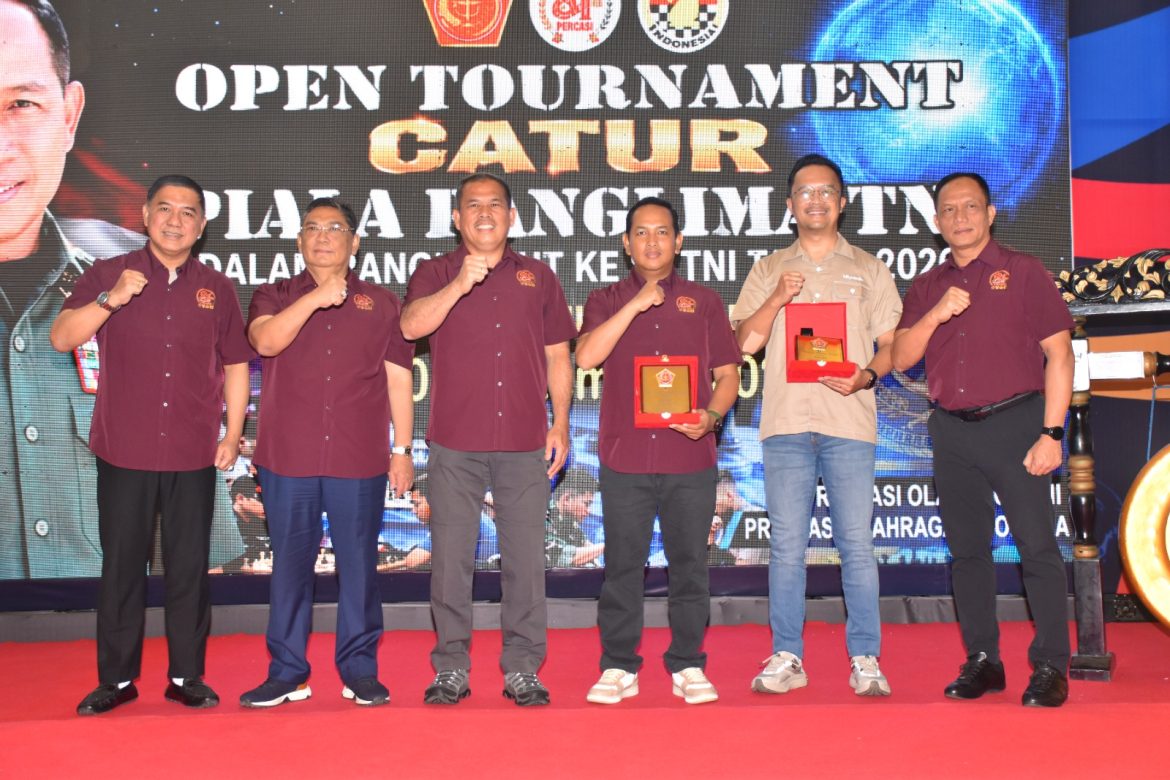 Bandung Jadi Arena 930 Pecatur, Open Tournament Catur Piala Panglima TNI 2026 Resmi Dibuka