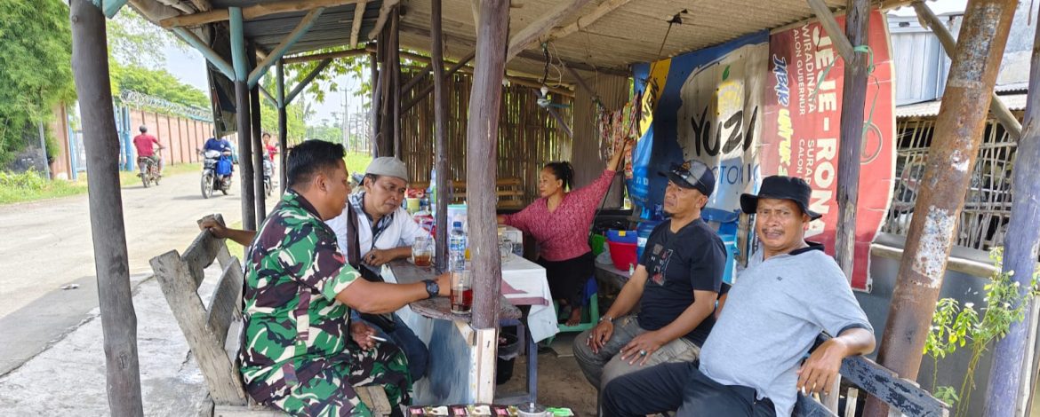 Komsos Babinsa Koramil 1608 Karangampel Edukasi Kebersihan Menguatkan Semangat Gotong Royong