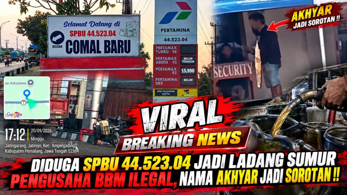 *Diduga SPBU Pertamina 44.523.04 Comal Baru Jadi Ladang Sumur Para Mafia Solar, AKYR Jadi Sorotan !!*