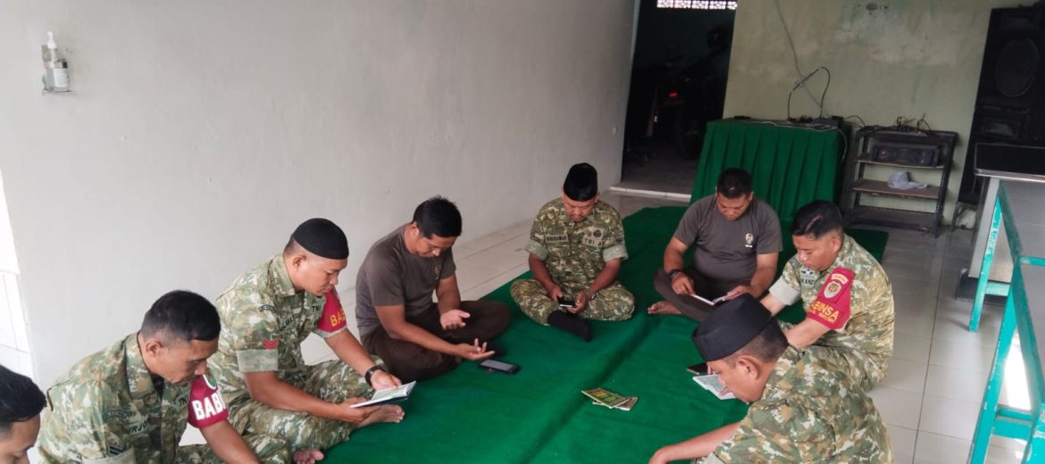 Sambut HUT ke-81 TNI, Koramil 1601 Indramayu Gelar Doa Bersama