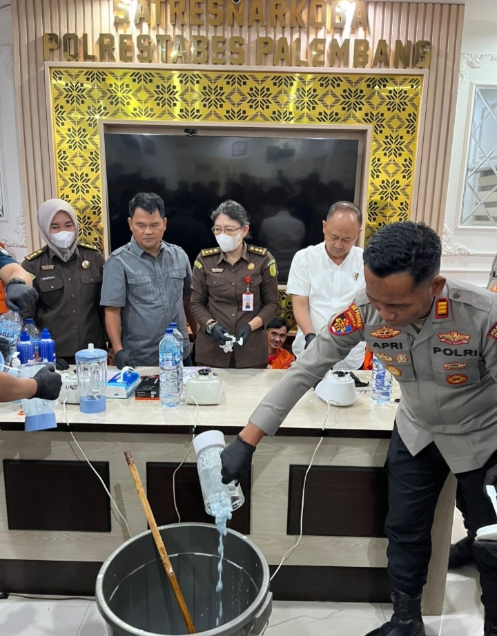 Kompol Faisal Manalu Tegaskan Komitmen Babat Habis Peredaran Narkoba di Palembang