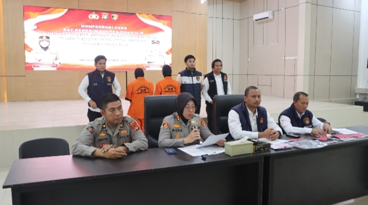 Polres Ogan Ilir Tegas Tangani Karhutla, Dua Tersangka Pembakaran Lahan Terancam 9 Tahun Penjara