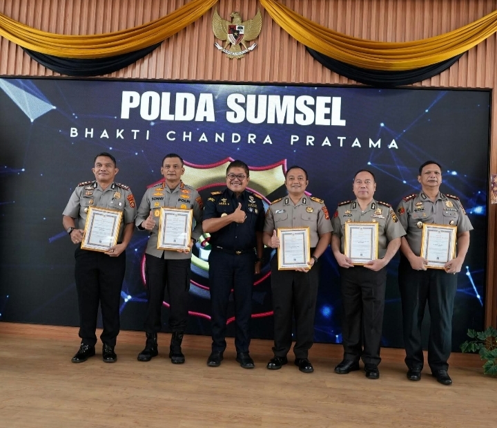 Sinergi Polda Sumsel dan Bea Cukai, 55 Personel Raih Penghargaan Bhakti Chandra Pratama