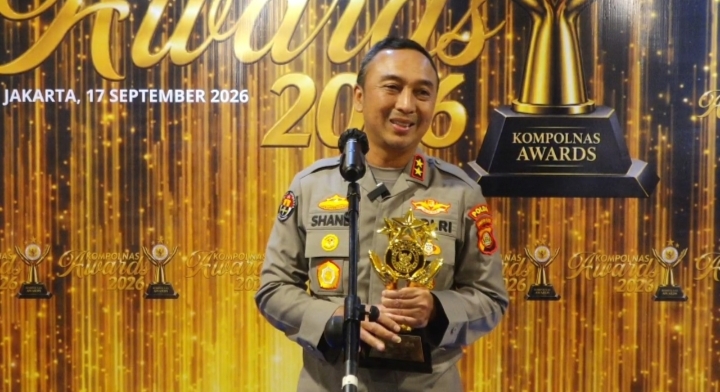 Kerja Cerdas, Kerja Tuntas, Kerja Ikhlas, Polda Sumsel Raih Polda Terbaik Kompolnas Awards 2026
