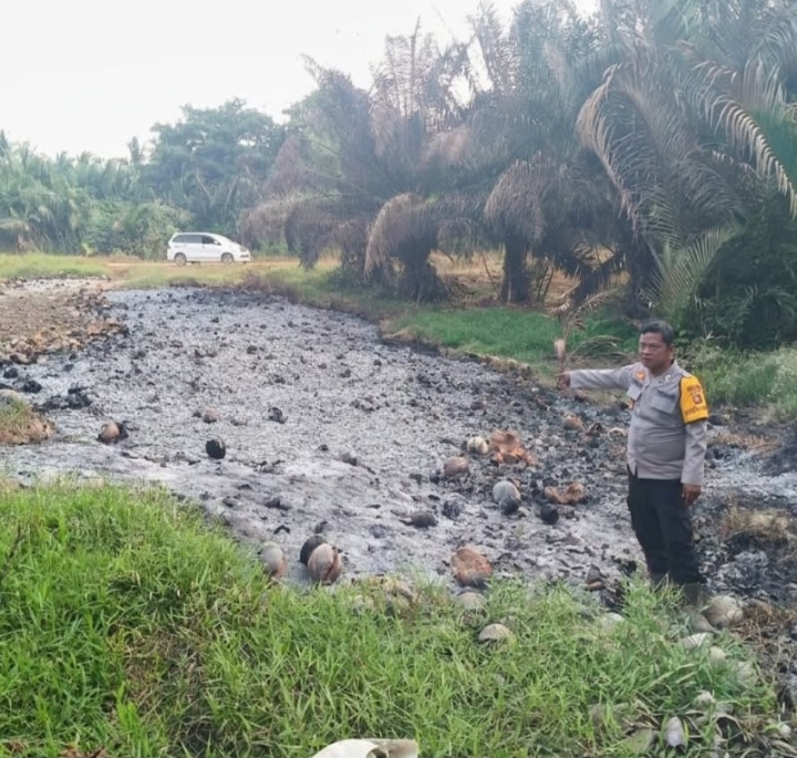 Ground Check Hotspot di Dana Mulya, Polisi Temukan Bakaran Sabut Kelapa