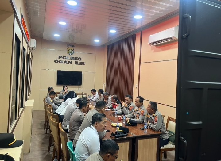 Mantapkan Personel Jelang Operasi Sikat Musi I 2026, Polres Ogan Ilir Gelar Latpraops