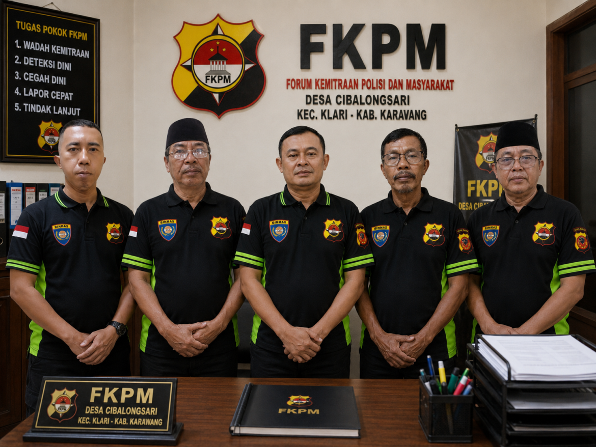FKPM DESA CIBALONGSARI SIAP HADIRI SILATURAHMI FKPM POLDA JABAR DI POLRESTA KARAWANG