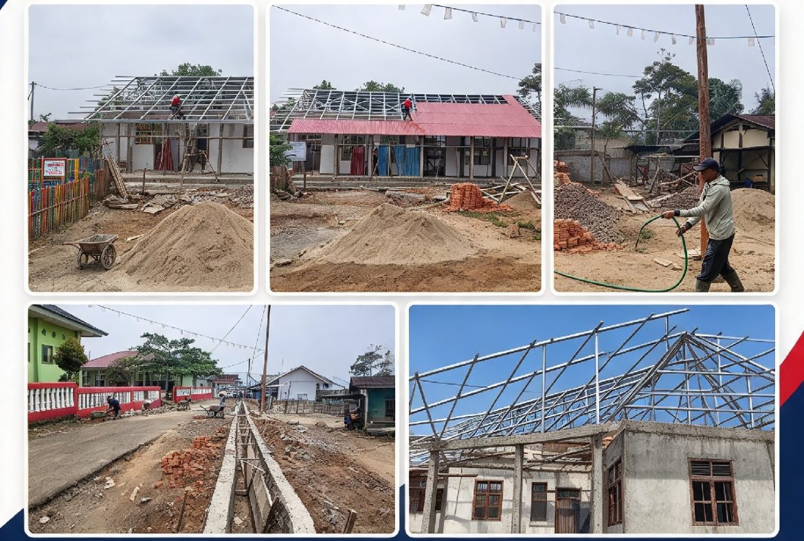 REVITALISASI TK RAFFLESIA KAMPUNG MELAYU BERMANI ULU DIMULAI, KEPSEK DAN PENGAWAS TEKANKAN KUALITAS DAN SESUAI RAB