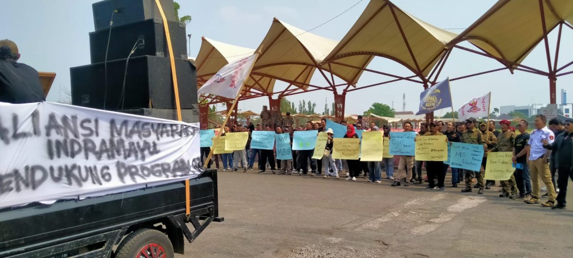 AMI Gelar Aksi Damai di Sport Center Indramayu, Serukan Bijak Bermedia Sosial