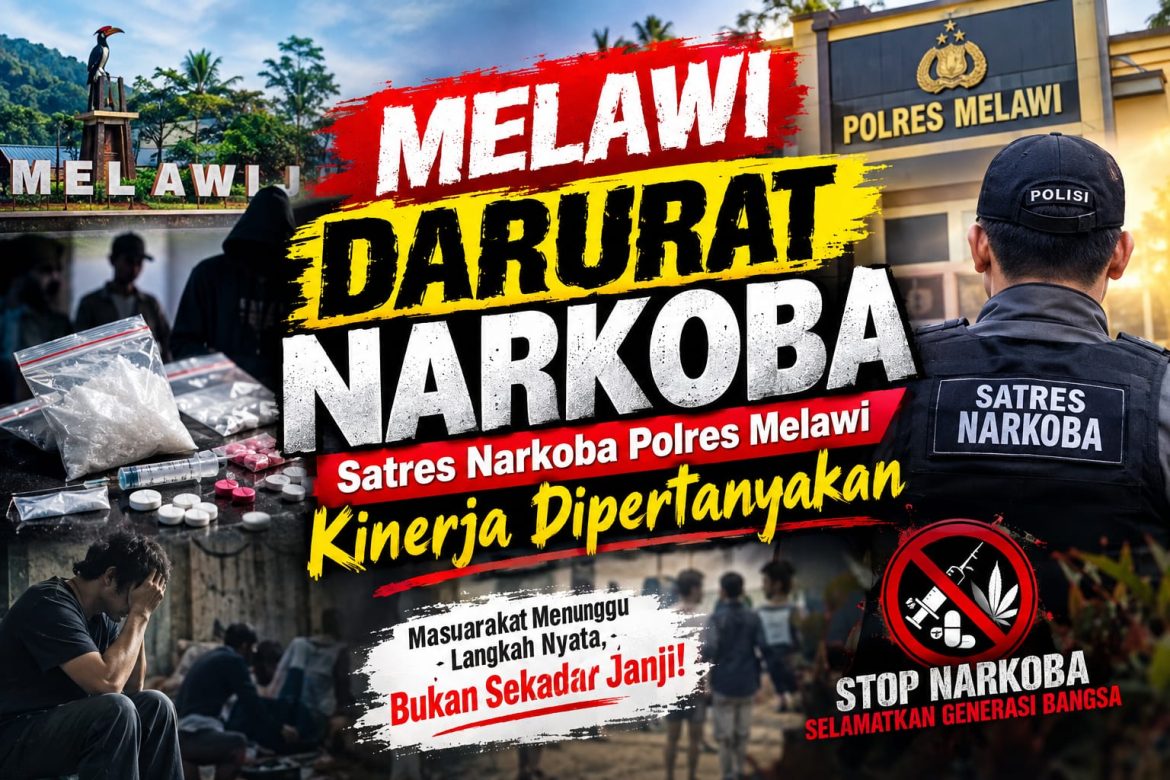 Gawat Darurat,tidak ada satu pun kasus narkoba yang d ungkapkan secara terbuka kepada masyarakat oleh polres Melawi.