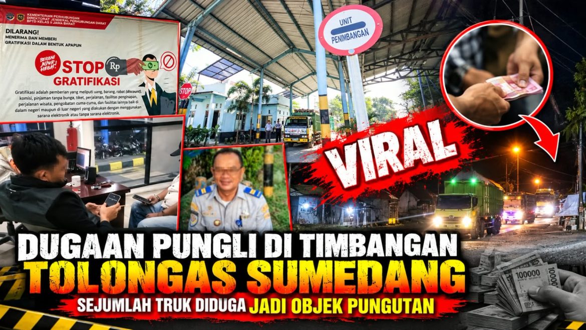 *Dugaan Pungli di Tolongas Sumedang, Sejumlah Truk Diduga Lolos dari Penimbangan*