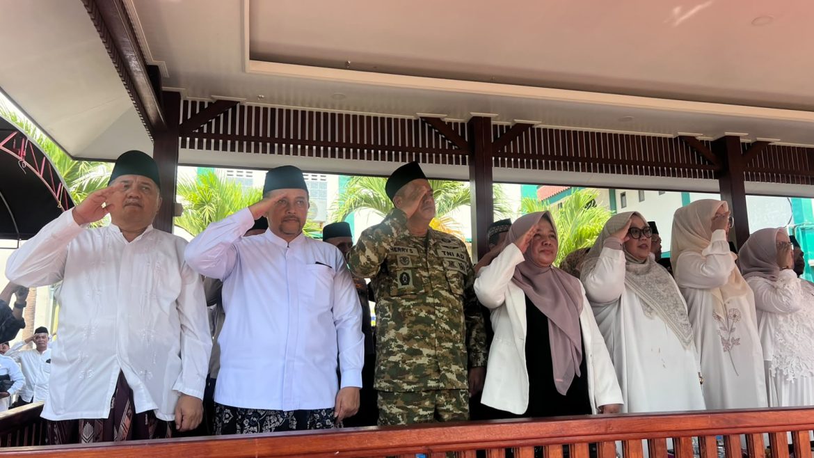 Dandim 0616 Indramayu Laksanakan Upacara Hari Santri Nasional 2026 di Ponpes Kampus Hijau Darul Ma’arif Kaplongan Lor