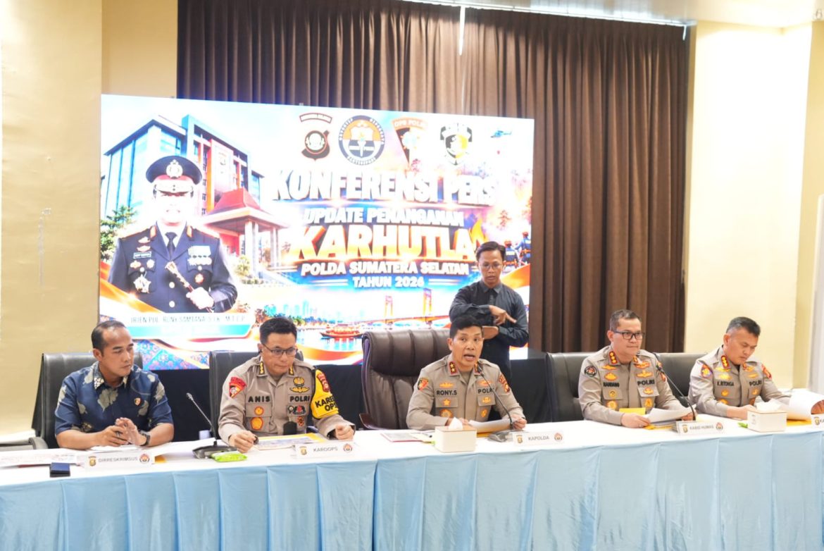 Polda Sumsel Tangani 62 Perkara Karhutla, Kapolda Tegaskan Penegakan Hukum Berbasis Ilmiah