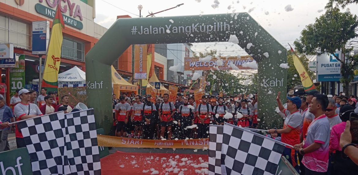 Danramil 1601 Indramayu Hadiri Fun To Run HUT ke-44 Toserba Yogya, 1.500 Peserta Meriahkan Acara