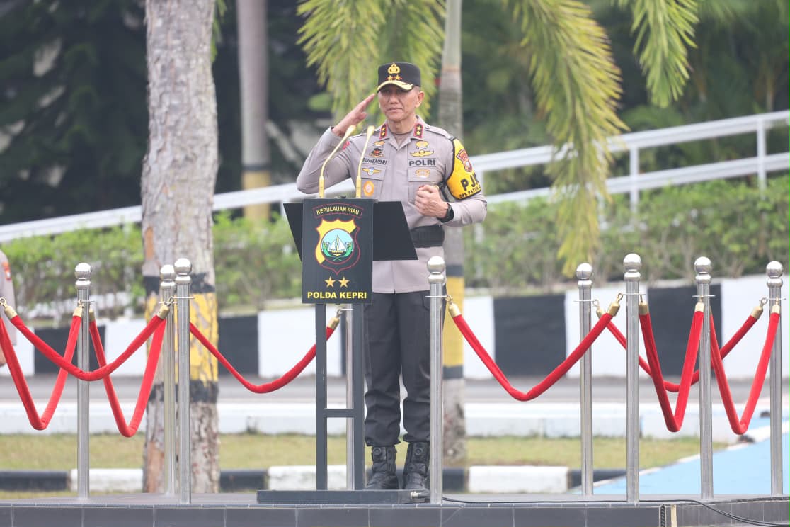 HARI SUMPAH PEMUDA KE-98, KAPOLDA KEPRI TEKANKAN INTEGRITAS DAN PENGABDIAN PERSONEL POLRI