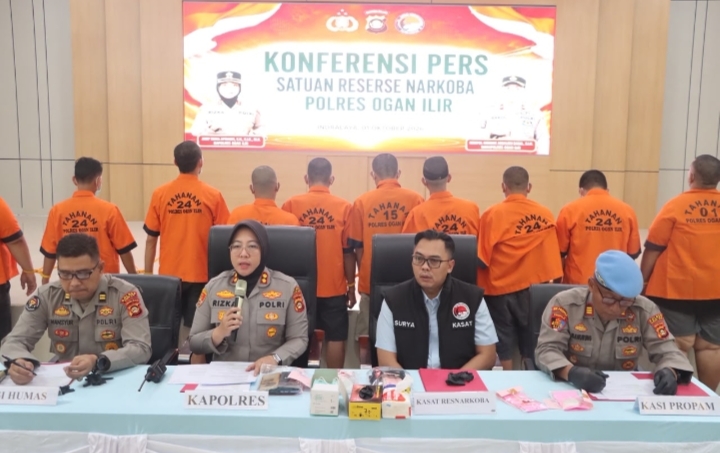 Gempur Peredaran Narkoba, Polres Ogan Ilir Berhasil Selamatkan 3.366 Jiwa Selama September 2026