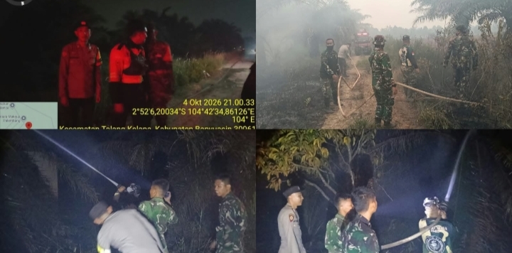Ground Check Hotspot di Desa Gasing, Polisi Pastikan Tidak Ada Api Aktif