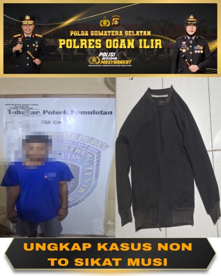 POLSEK PEMULUTAN GULUNG PELAKU CURANMOR DALAM OPERASI SIKAT I MUSI 2026