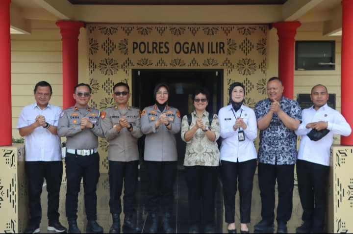 Polres Ogan Ilir Jalani Verifikasi Lapangan Zona Integritas WBK dari Tim Mabes Polri