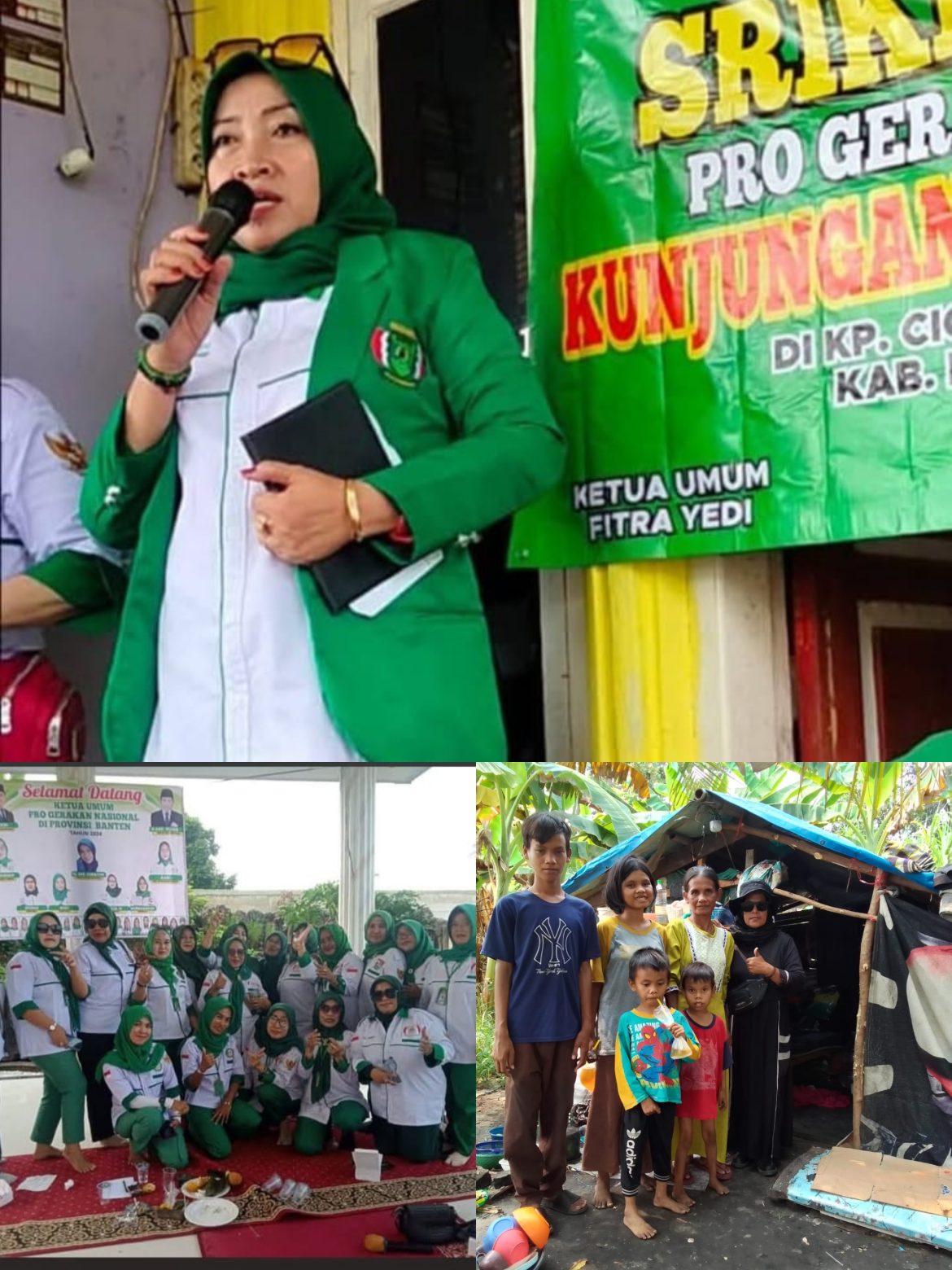 SRIKANDI BANTEN TURUN KE LAPANGAN, KELUARGA DI DESA SUKA JAYA KOTA SERANG HIDUP DALAM KESULITAN