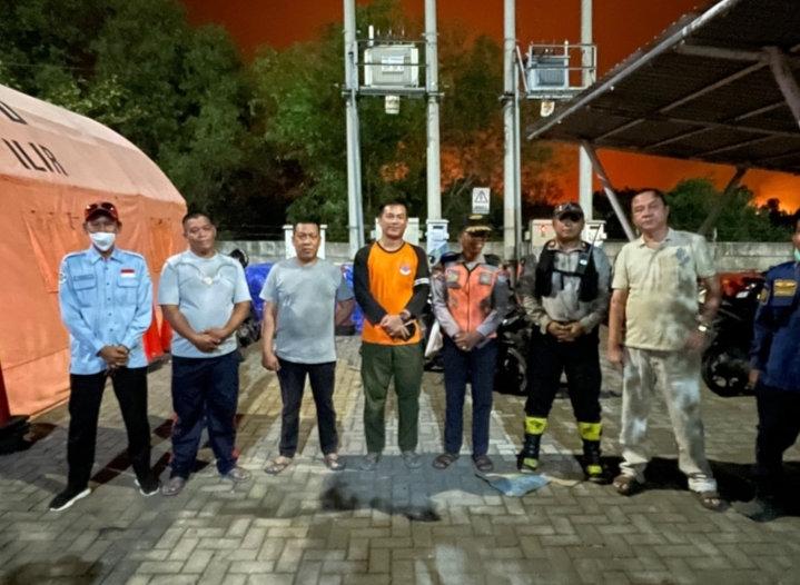 Polres Ogan Ilir Gerak Cepat Mitigasi Karhutla di Pintu Tol Exit Pemulutan