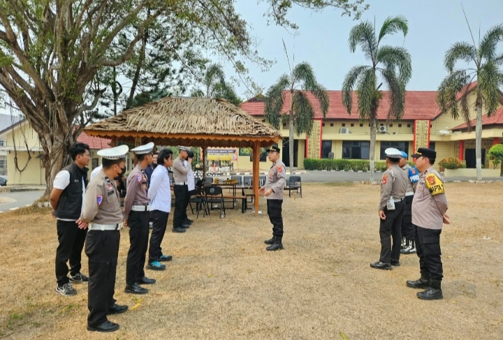 Polres Ogan Ilir Intensifkan Patroli Karhutla Zona kecamatan Pemulutan, Pastikan Situasi Aman dan Titik Api Nihil