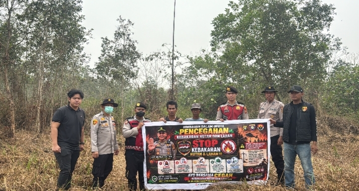 Tim Gabungan Terus Lakukan Pencegahan Karhutla, Titik Api Ditemukan di Desa Gasing