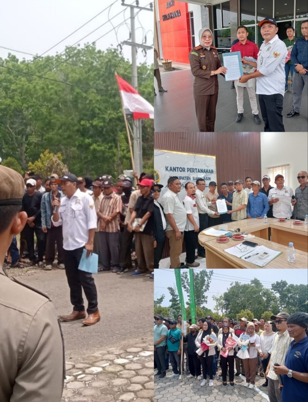 Soroti HGU PTPN VII dan Hak Plasma Petani, PROGAN Sumsel dan Betung Bersatu Turun ke Jalan